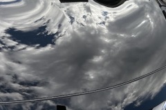 Hood Damaged from Hail Repaired